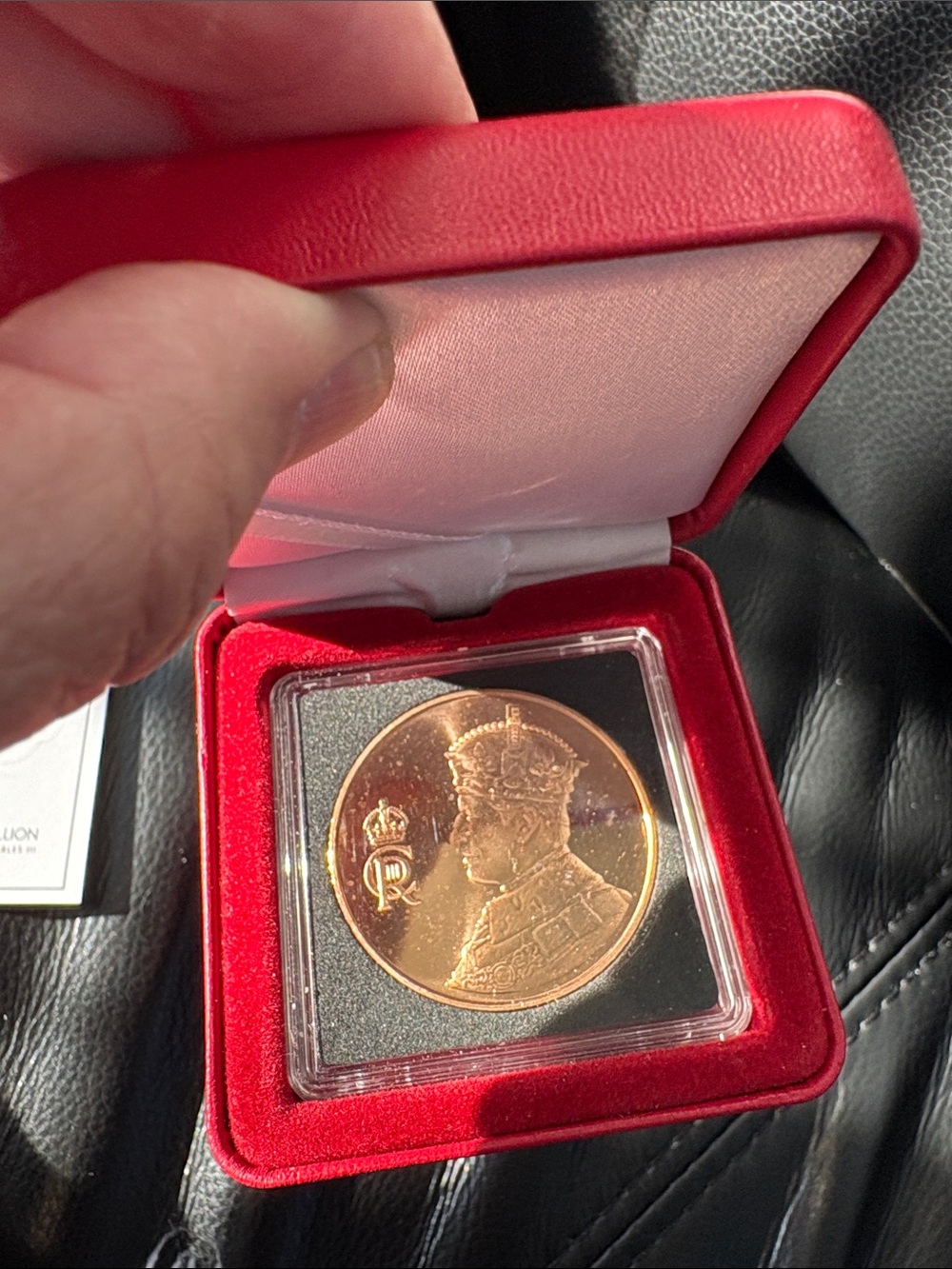 Coronation Medallion His Royal Highness King Charles 111 In Presentation Box - Picture 5 of 12